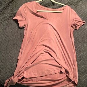 Lulu lemon short sleeve side tie shirt